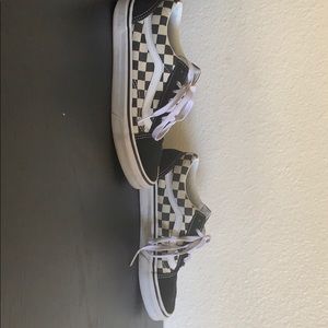 checkered vans